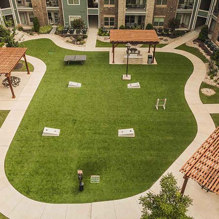 Commercial Property - Amenity Lawn, Cornhole, Multi Family Living